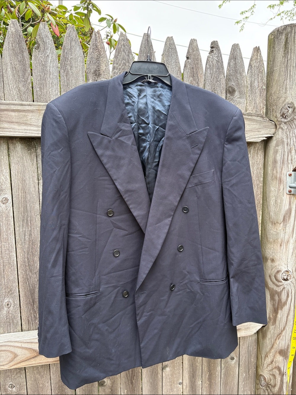 Barney’s NY vintage Gaetano Scuderi 46R wool super 100 blazer!